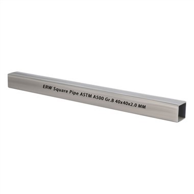 Tubos quadrados de aço carbono ASTM A500